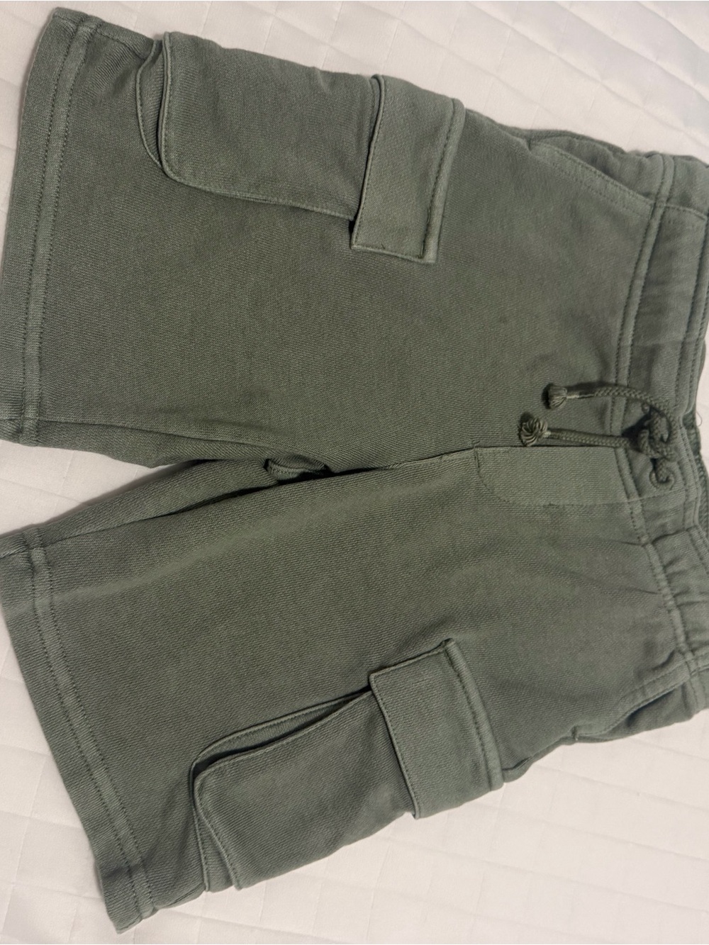 Janie and Jack Olive Green Cargo Shorts